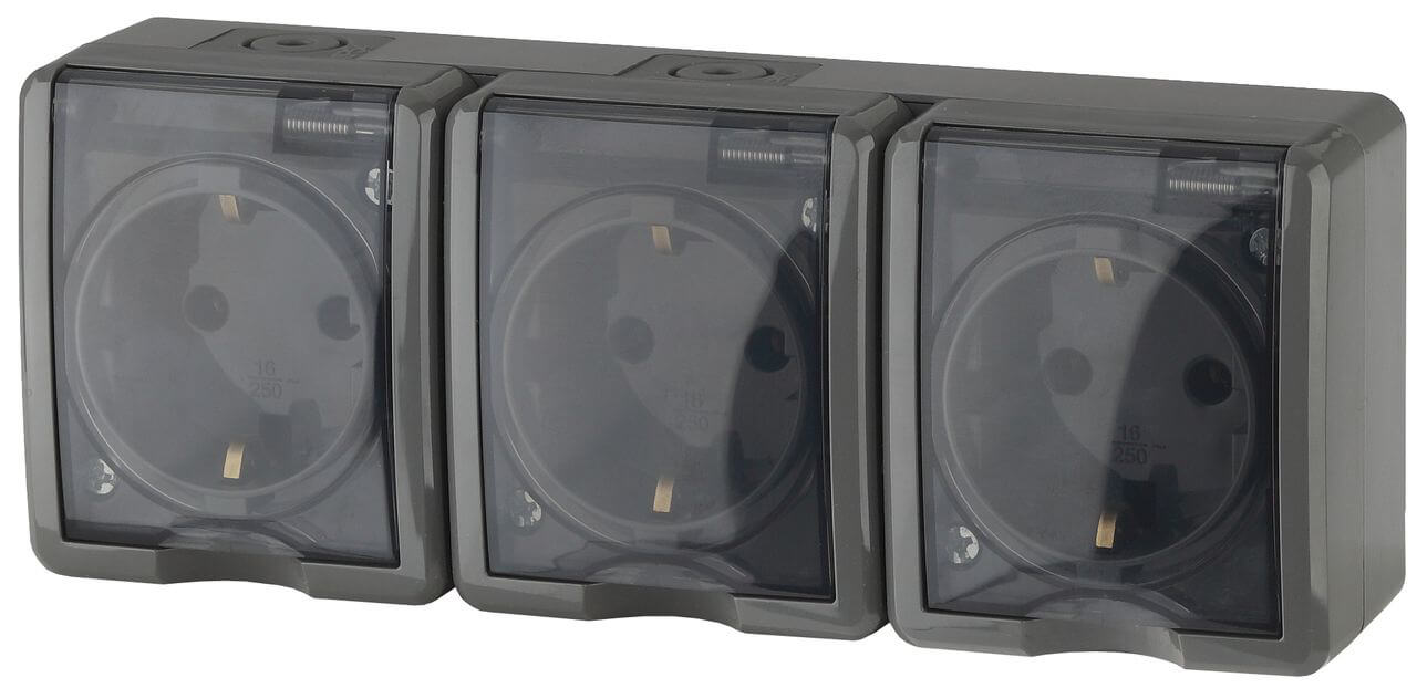 Розетка ЭРА Эксперт 3х2P+E IP54 со шторками 16A 250V 11-2406-03 Б0020723, Серый, 11-2406-03 Эксперт
Розетка ЭРА Эксперт 3х2P+E IP54 со шторками 16A 250V 11-2406-03 Б0020723, Серый, 11-2406-03 Эксперт