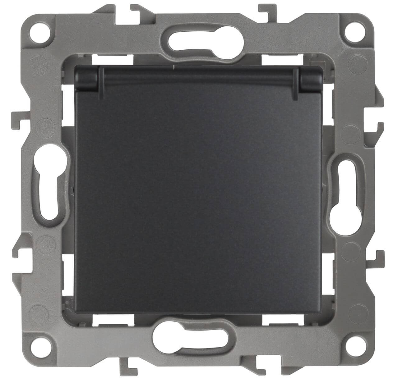 Розетка ЭРА 12 2P E Schuko со шторками с крышкой 16A 250V 12-2103-05 Б0014697, Антрацит, 12-2103-05 Эра12
Розетка ЭРА 12 2P E Schuko со шторками с крышкой 16A 250V 12-2103-05 Б0014697, Антрацит, 12-2103-05 Эра12