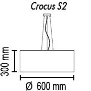 Подвесной светильник TopDecor Crocus Glade S2 01 334g 1