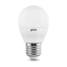 Лампа светодиодная диммируемая Gauss E27 7W 3000K матовая 105102107-S 1