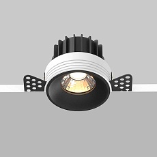 Встраиваемый светодиодный светильник Maytoni Round DL058-12W3K-TRS-B 2