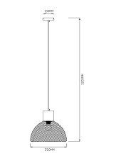 Подвесной светильник Arte Lamp Castello A7046SP-1PB 1