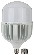 Лампа светодиодная сверхмощная ЭРА E27/E40 120W 6500K матовая LED POWER T160-120W-6500-E27/E40 Б0049104 3