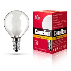 Лампа накаливания Camelion E14 60W 60/D/FR/E14 9870