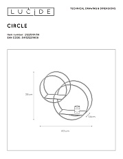 Бра Lucide Circle 21225/01/30 1