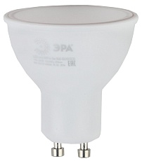 Лампа светодиодная ЭРА GU10 5W 4000K матовая LED MR16-5W-840-GU10 R Б0050689 3