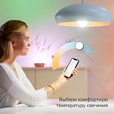 Лампа светодиодная диммируемая Gauss Smart Home E27 10W 2700-6500K матовая 1080112 5