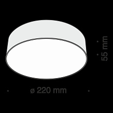 Потолочный светодиодный светильник Maytoni Zon C032CL-L32W4K 2