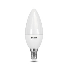 Лампа светодиодная диммируемая Gauss E14 7W 6500K матовая 103101307-S 3