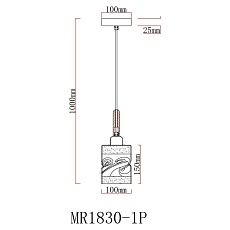 Подвесной светильник MyFar Olivia MR1830-1P 1