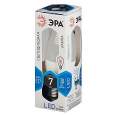 Лампа светодиодная ЭРА E27 7W 4000K матовая LED B35-7W-840-E27 Б0020540 2