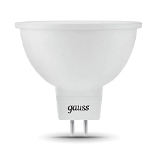 Лампа светодиодная Gauss GU5,3 7W 3000K прозрачная 101505107 5