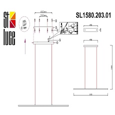 Подвесной светодиодный светильник ST Luce Ralio SL1580.203.01 1
