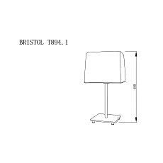 Настольная лампа Lucia Tucci Bristol T894.1 1