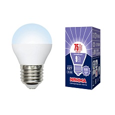Лампа светодиодная E27 9W 6500K матовая LED-G45-9W/DW/E27/FR/NR UL-00003827 1