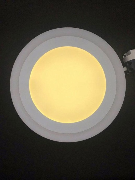Потолочный светодиодный светильник Elvan 500-RD-18+6 White фото 7
