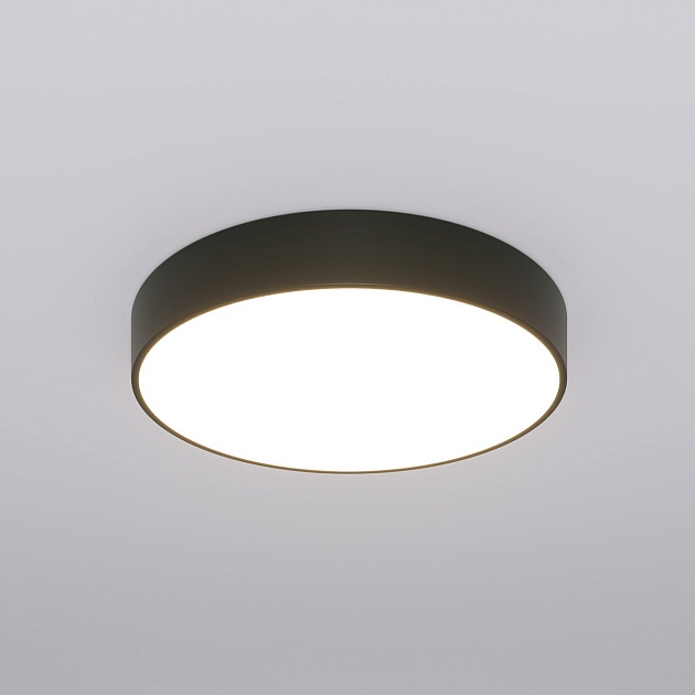 Потолочный светодиодный светильник Eurosvet Entire 90319/1 черный фото 