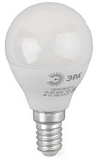 Лампа светодиодная ЭРА E14 8W 2700K матовая LED P45-8W-827-E14 R Б0050697 3