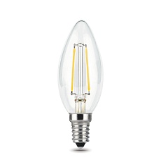 Лампа светодиодная Gauss E14 5W 4100K прозрачная 103801205 5