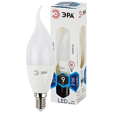 Лампа светодиодная ЭРА E14 9W 4000K матовая LED BXS-9W-840-E14 Б0027974 3