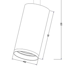 Трековый светильник Maytoni Track Lamps TR020-1-GU10-W 1