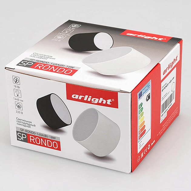 Потолочный светодиодный светильник Arlight SP-Rondo-140B-18W Warm White 022903 фото 7