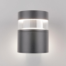 Уличный настенный светодиодный светильник Elektrostandard 1530 Techno Led серый a052247 1