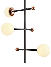 Подвесная светодиодная люстра Natali Kovaltseva Loft Led Lamps 81338 Gold Black 1