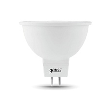 Лампа светодиодная Gauss GU5.3 5W 3000K матовая 101505105 5