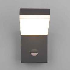 Уличный настенный светодиодный светильник Elektrostandard Sensor 1541 Techno Led серый a053947 3