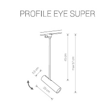 Трековый светильник Nowodvorski Profile Eye Super 9324 1