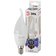 Лампа светодиодная ЭРА E14 11W 6000K матовая LED BXS-11W-860-E14 Б0032994 2