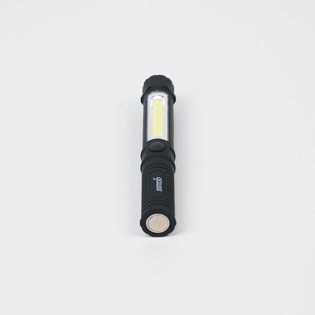 Ручной светодиодный фонарь Gauss от батареек 90х25 200 лм GF109 фото 3