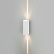 Уличный настенный светодиодный светильник Elektrostandard Blaze 35136/W белый a057049 4