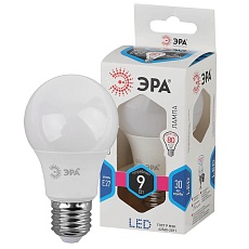 Лампа светодиодная ЭРА E27 9W 4000K матовая LED A60-9W-840-E27 Б0032247 3