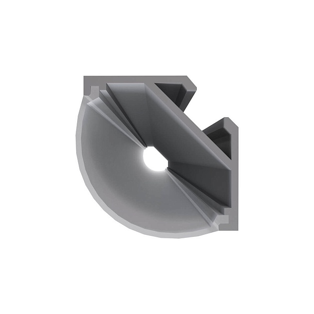 Комплект алюминиевого углового профиля Apeyron с широким рассеивателем, 2шт*1м 08-08-02 фото 6