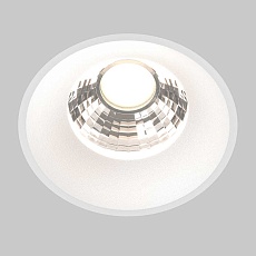 Встраиваемый светодиодный светильник Maytoni Round DL058-12W4K-TRS-W 4