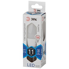 Лампа светодиодная ЭРА E14 11W 4000K матовая LED B35-11W-840-E14 Б0032982 1