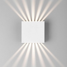 Уличный настенный светодиодный светильник Elektrostandard Sole 35149/D белый a058899 3