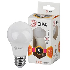 Лампа светодиодная ЭРА E27 9W 2700K матовая LED A60-9W-827-E27 Б0032246 3