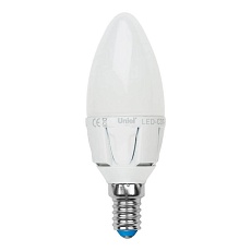 Набор светодиодных ламп Uniel E14 7W 4000K матовая LED-C37 7W/NW/E14/FR PLP01WH UL-00008088 1