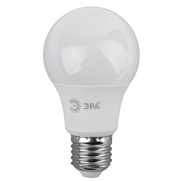 Лампа светодиодная ЭРА E27 9W 2700K матовая LED A60-9W-827-E27 Б0032246 фото 