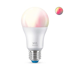 Лампа светодиодная диммируемая WiZ E27 8W RGB+CCT матовая Wi-Fi BLE 60W A60E27927-65TW1PF/6 929002383602 4