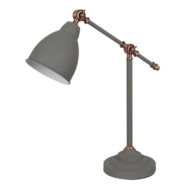 Настольная лампа Arte Lamp Braccio A2054LT-1GY фото 