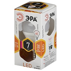 Лампа светодиодная ЭРА E14 7W 2700K матовая LED P45-7W-827-E14 Б0020548 3