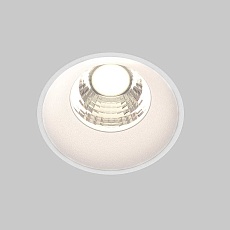 Встраиваемый светодиодный светильник Maytoni Round DL058-7W4K-TRS-W 4