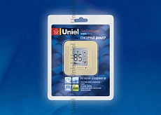Диммер Uniel USW-001-LCD-DM-40/500W-TM-M-BG 04029 1