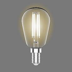 Лампа светодиодная филаментная Gauss E14 4,5W 2700K прозрачная 1141115 5