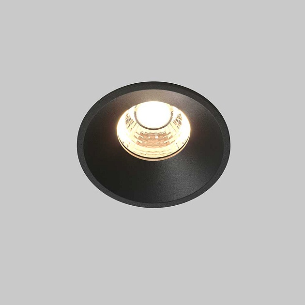 Встраиваемый светодиодный светильник Maytoni Round DL058-7W3K-B фото 6
