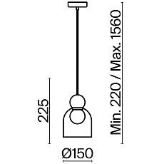 Подвесной светильник Freya Focus FR5220PL-01G5 1